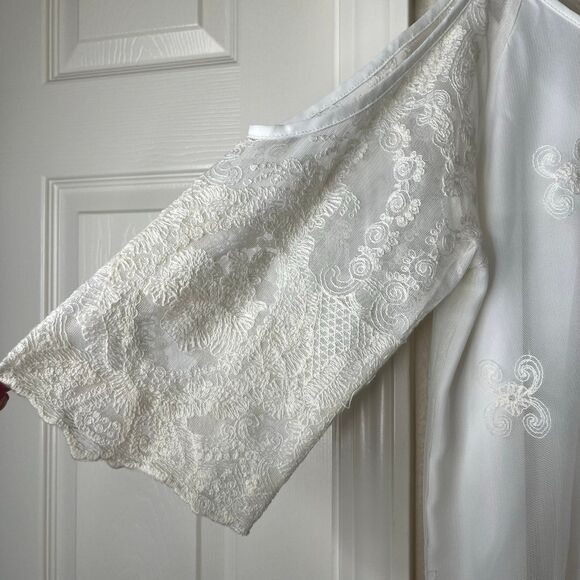 NWT Women’s Cold Should Round Neck Embroidery Dress-Glam Size Small #364 - Picture 5 of 12